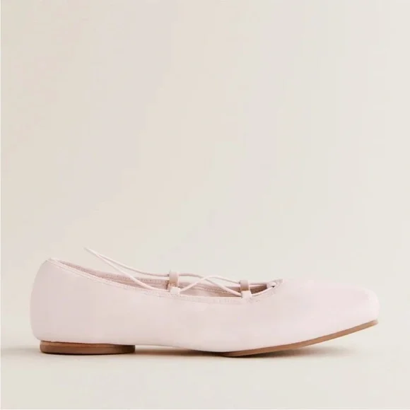 Reformation x NYC Ballet Barbara Ballet Flat Morning Dew Size 9